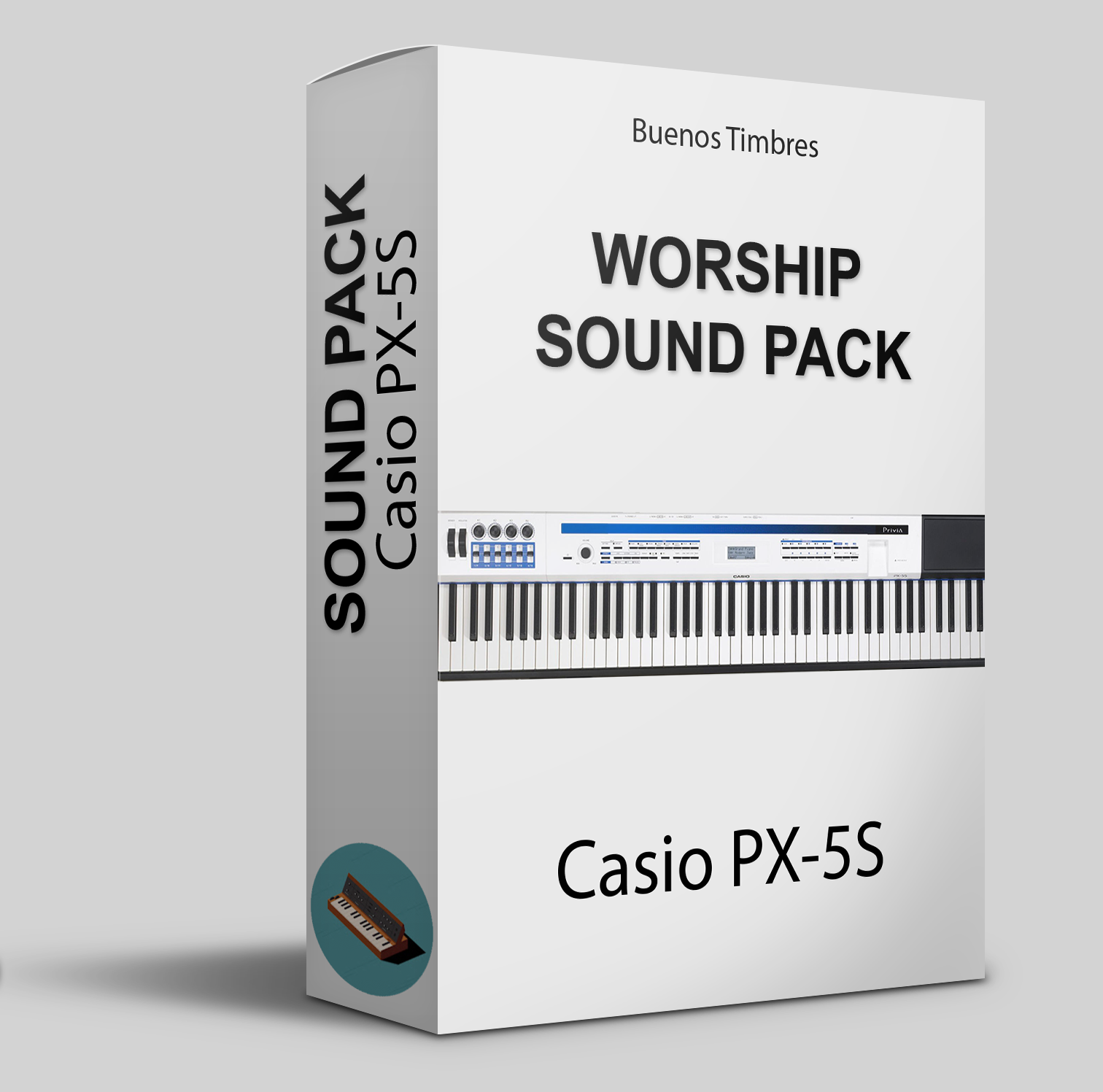 Paquete de sonidos de adoración para el piano digital Casio PX-5S
