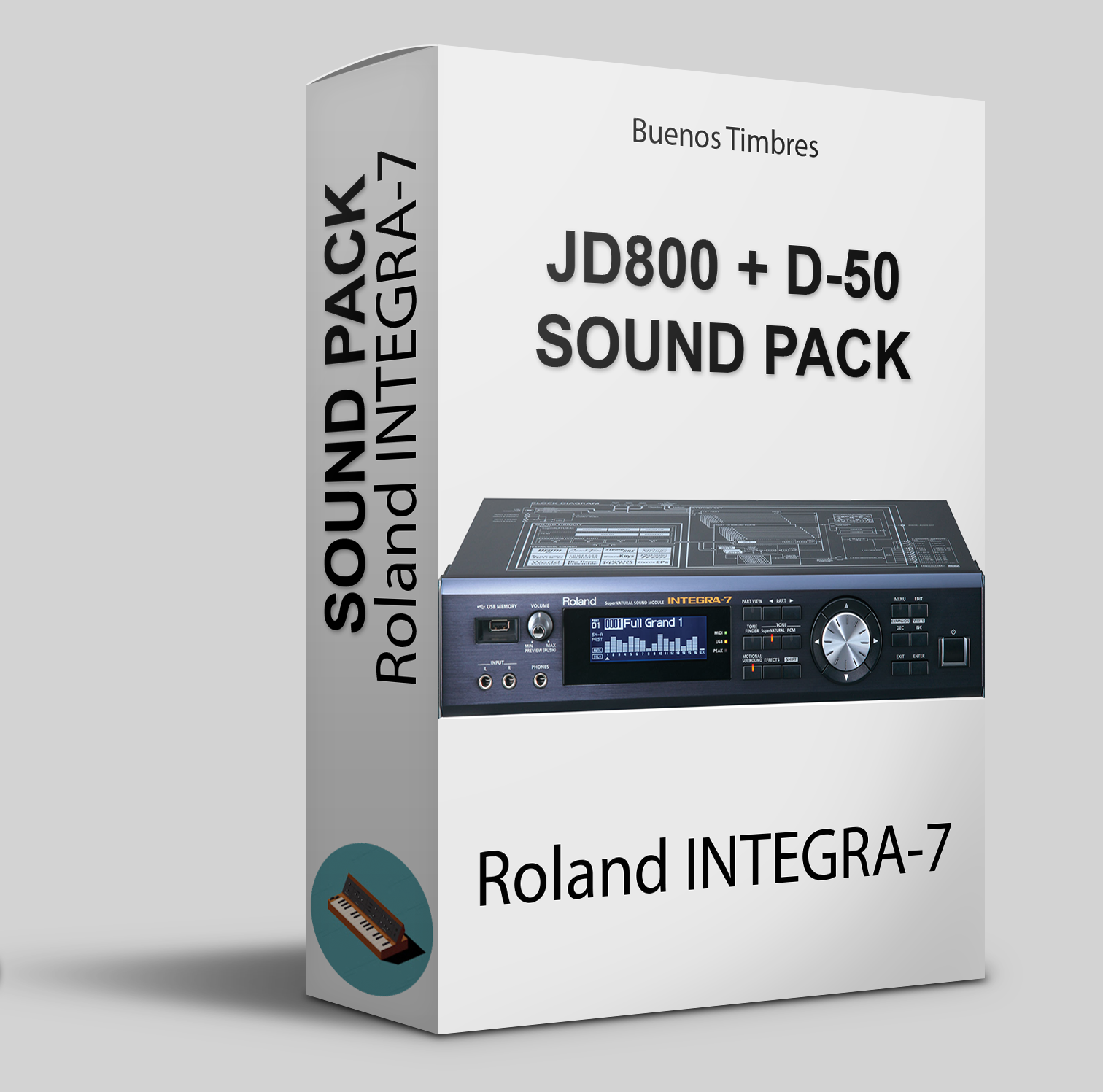 Paquete de sonidos JD800 + D-50 para el módulo Roland INTEGRA-7