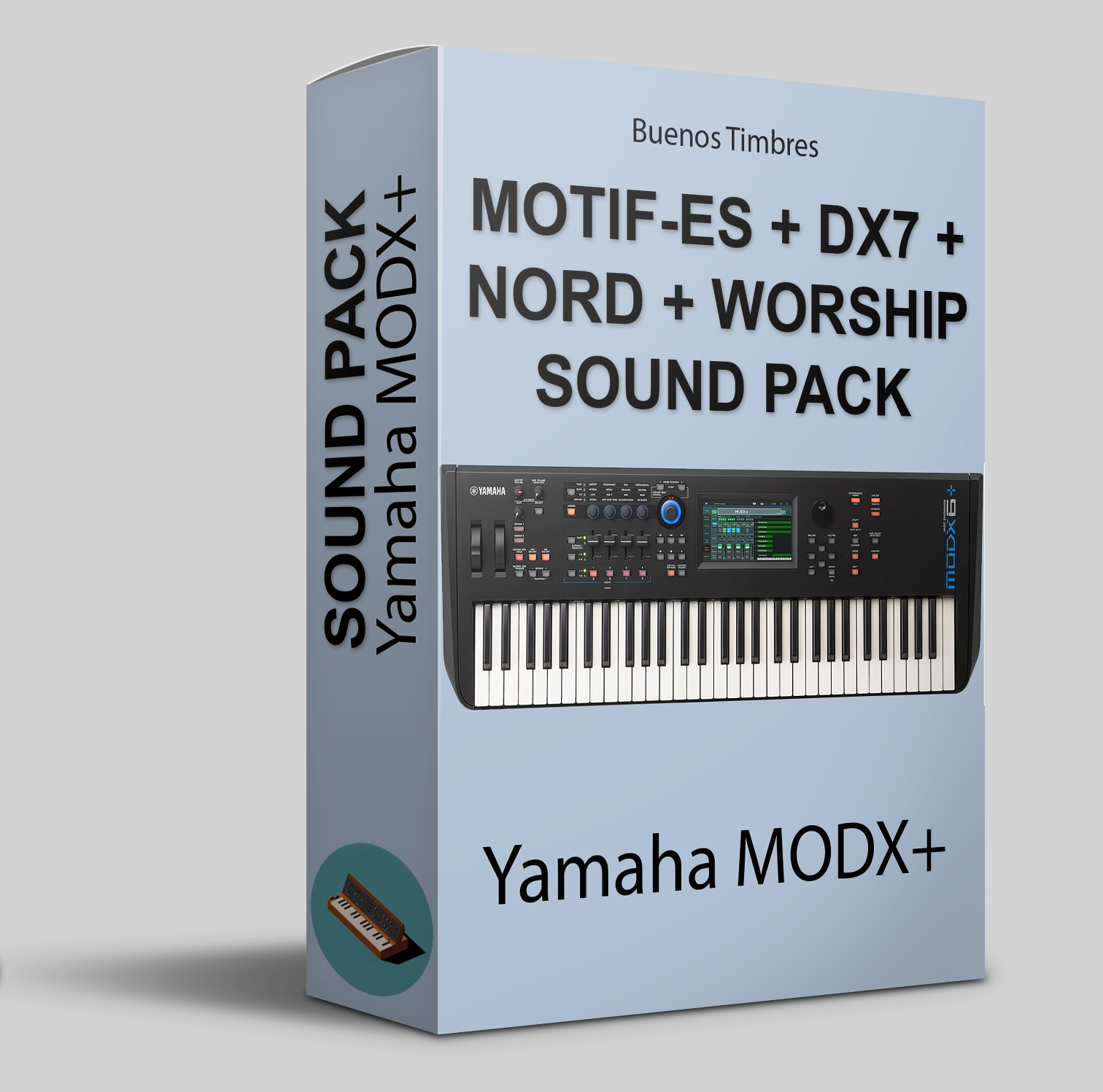 MOTIF-ES + DX-7 + Nord + paquete de sonidos Worship para Yamaha MODX+