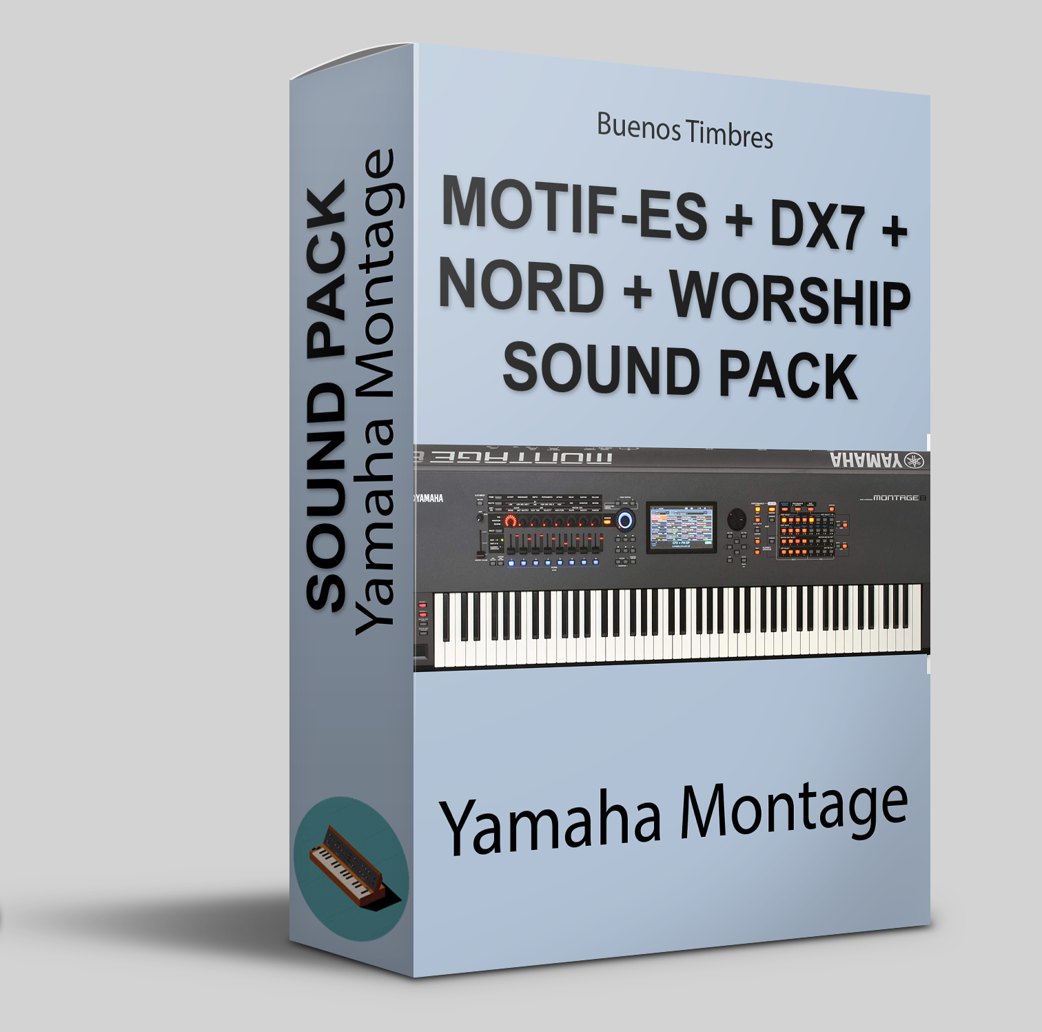 MOTIF-ES + DX-7 + Nord + Paquete de sonido Worship para Yamaha Montage