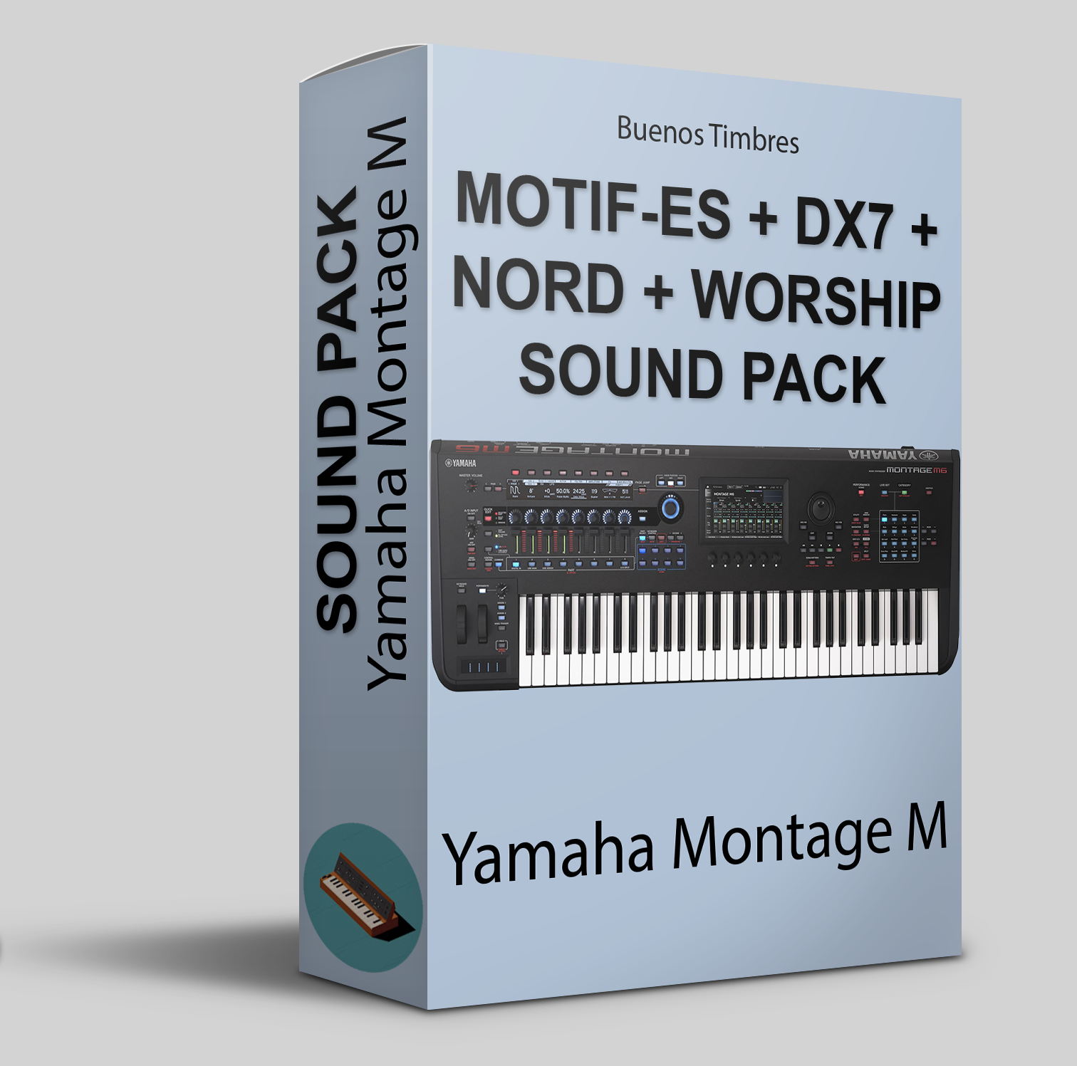 MOTIF-ES + DX-7 + Nord + Paquete de Sonidos Worship para Yamaha Montage M