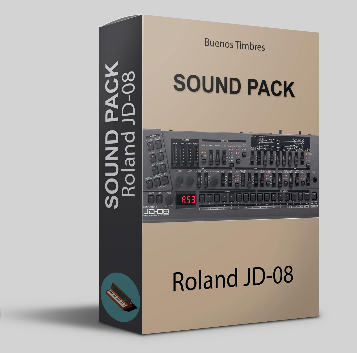 Paquete de sonidos para el módulo Roland JD-08