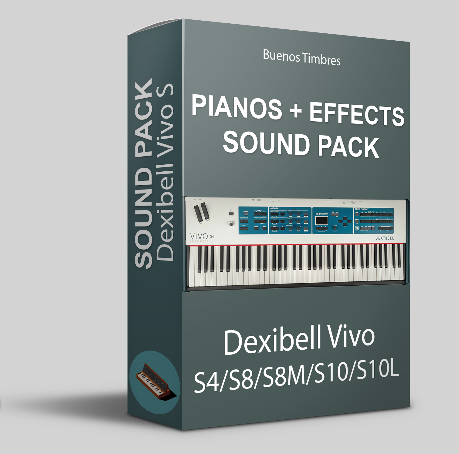 Paquete de sonidos de pianos y efectos para teclados Dexibell Vivo S