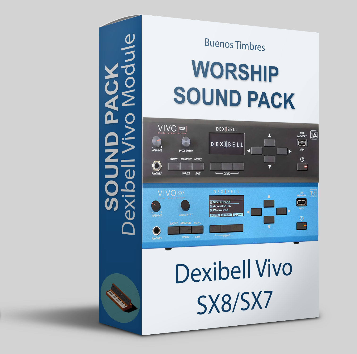 Paquete de sonidos de adoración para los módulos Dexibell Vivo SX8 y SX7