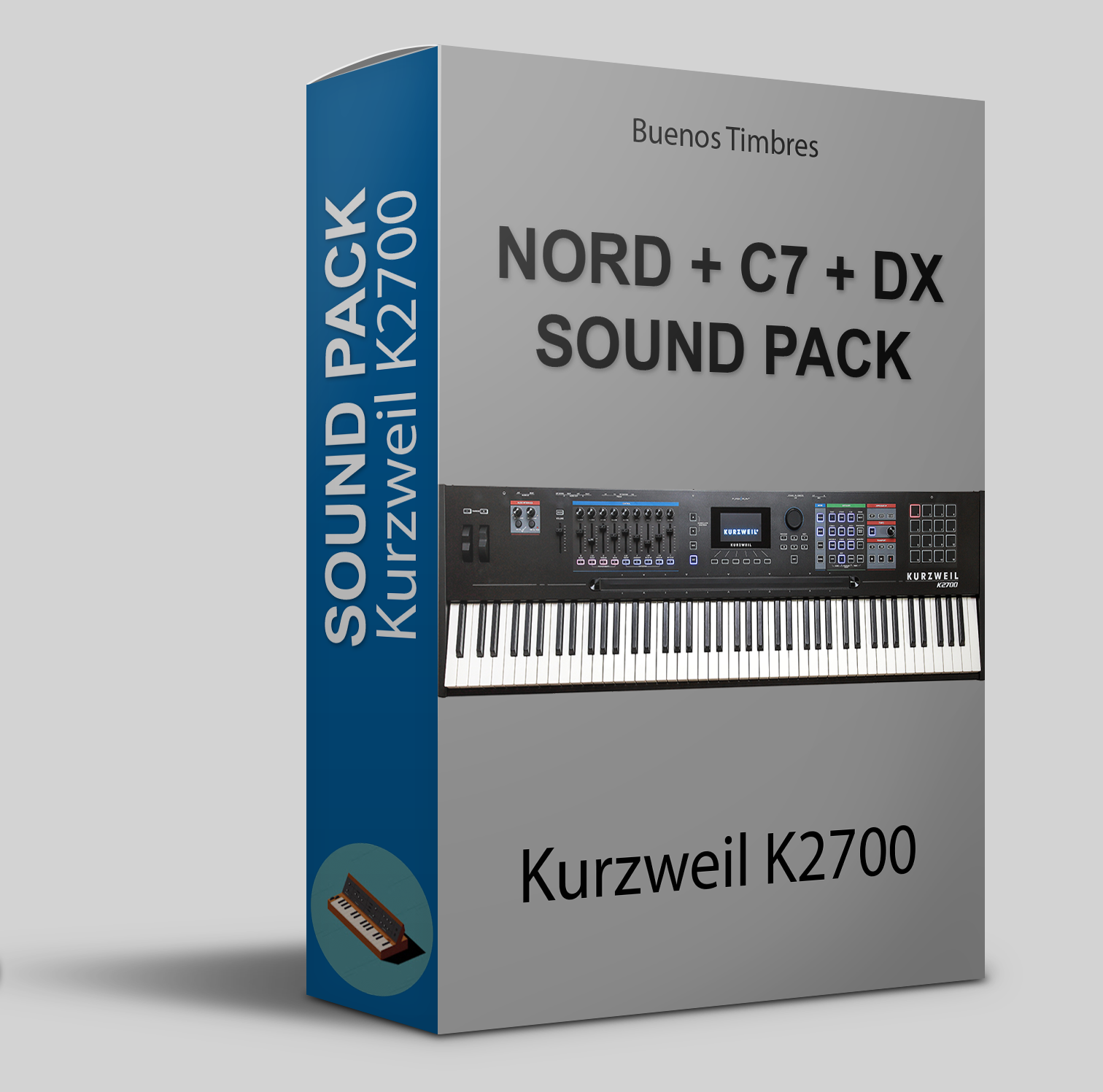 Paquete de sonido Nord + C7 + DX para Kurzweil K2700