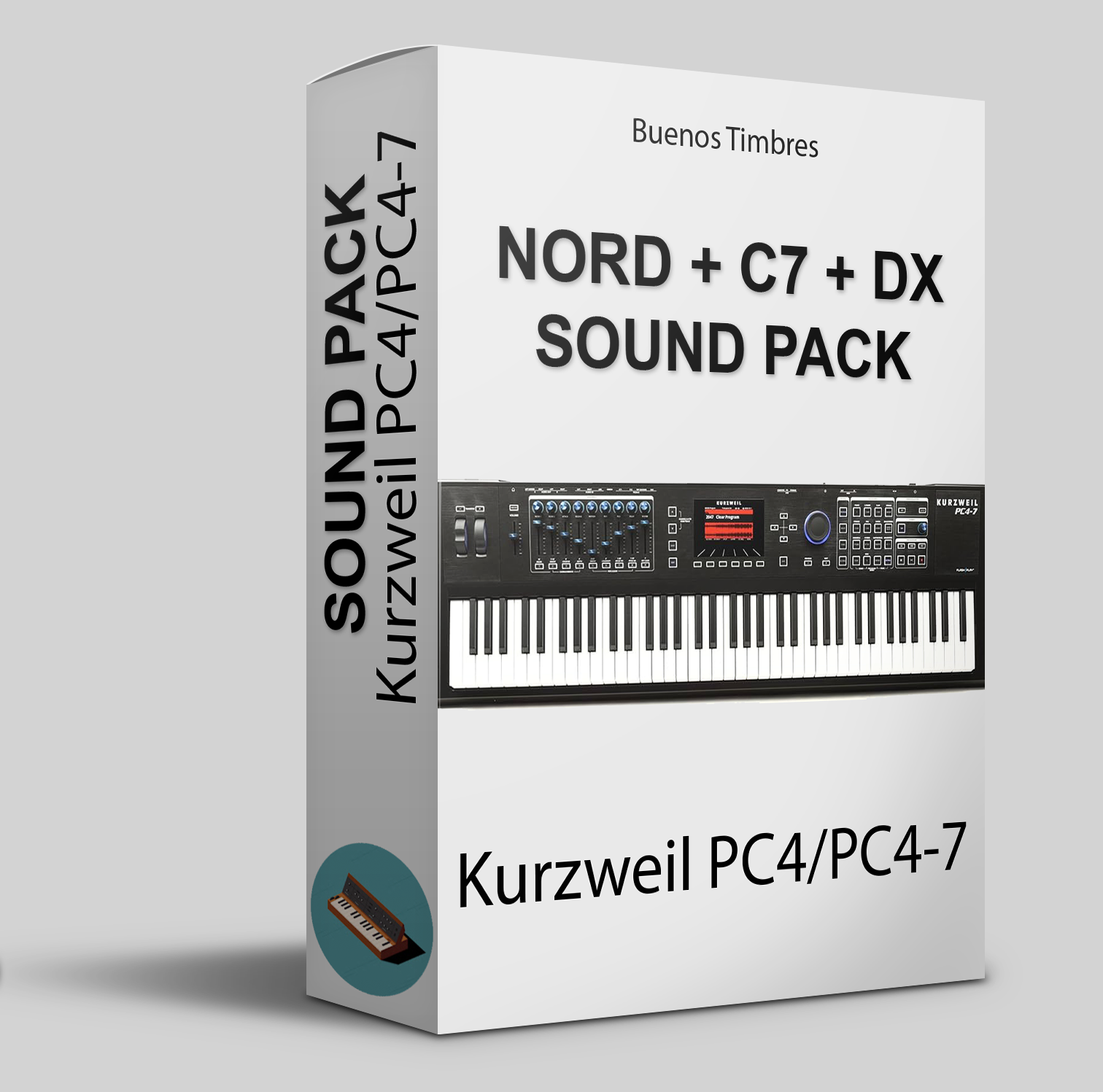 Paquete de sonido Nord + C7 + DX para Kurzweil PC4/PC4-7