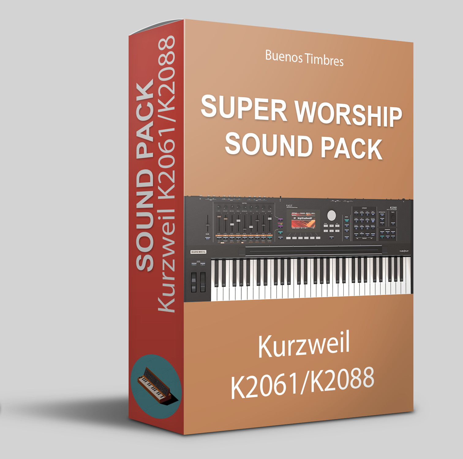 Paquete de sonido Super Worship para Kurzweil K2061 y K2088