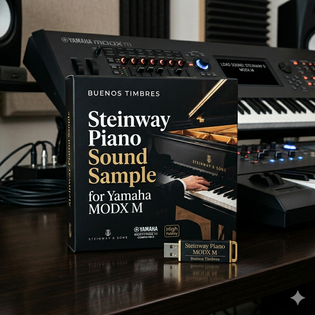 Tono individual de piano Steinway para Yamaha MODX M