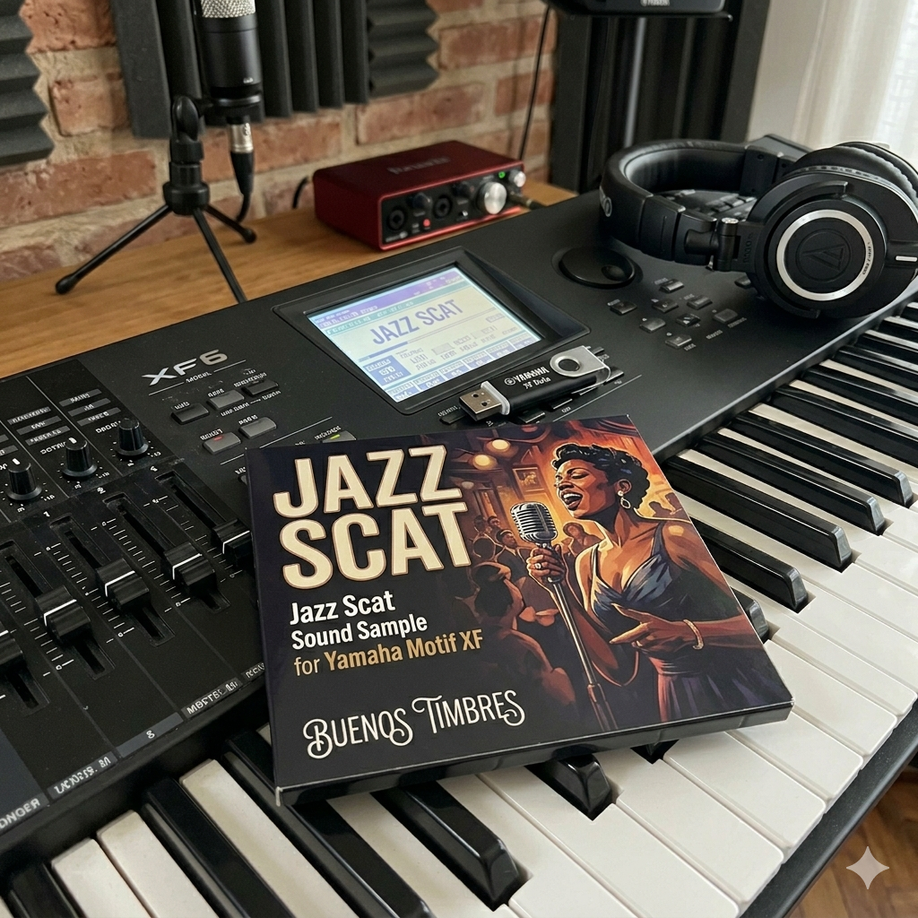 Sonido individual de Jazz Scat para Yamaha Motif XF