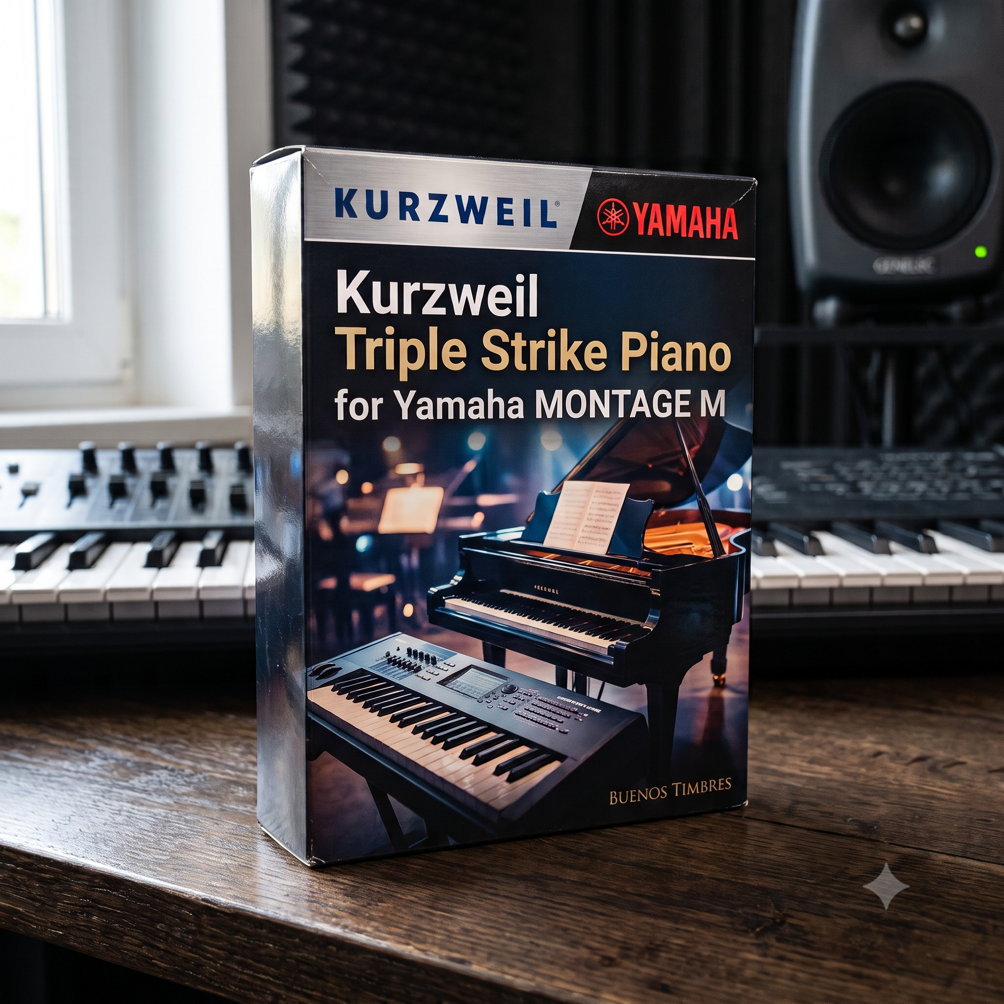 Individual tone Kurzweil Triple Strike Piano for Yamaha MONTAGE M
