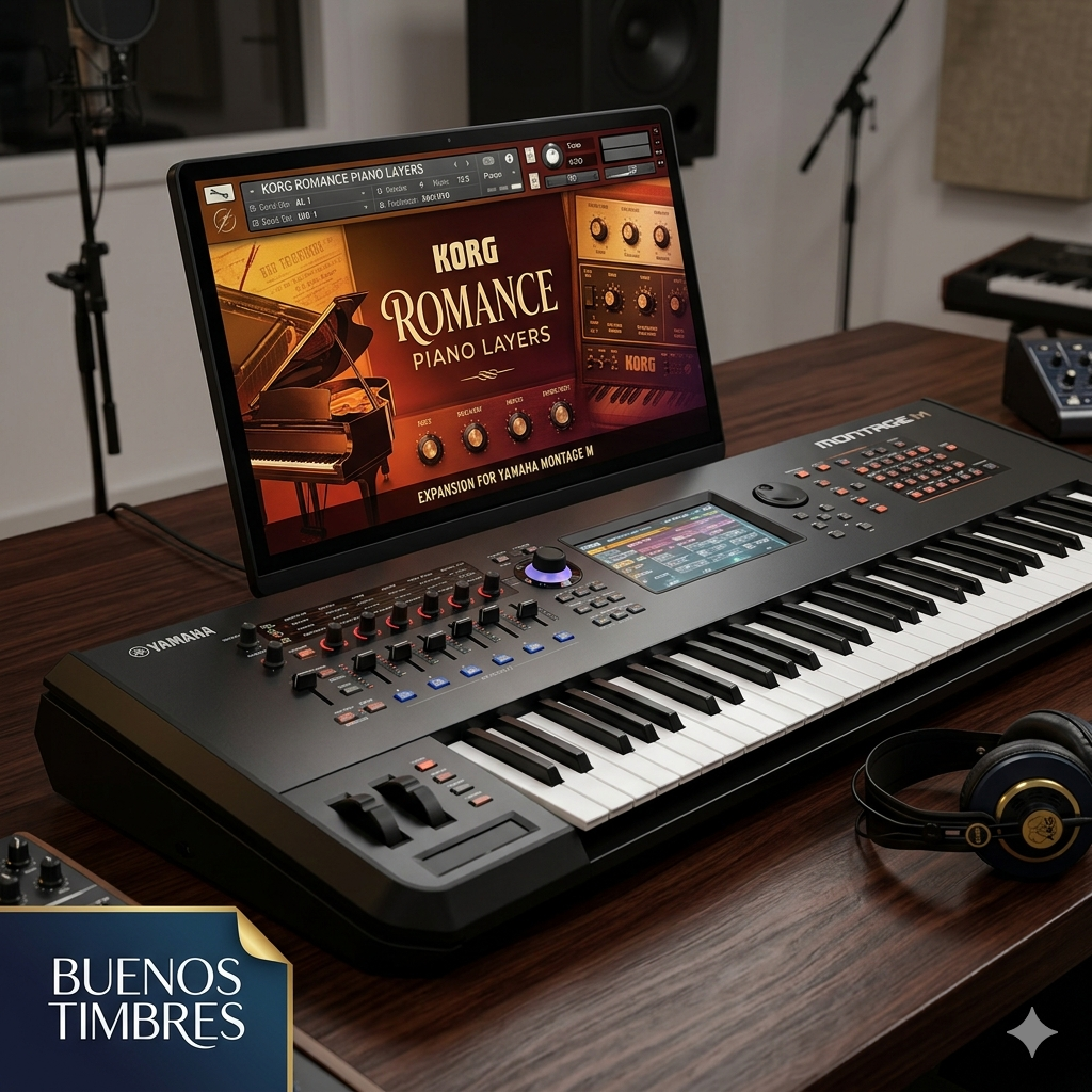 Tonos individuales Korg Romance Layers para Yamaha Montage M