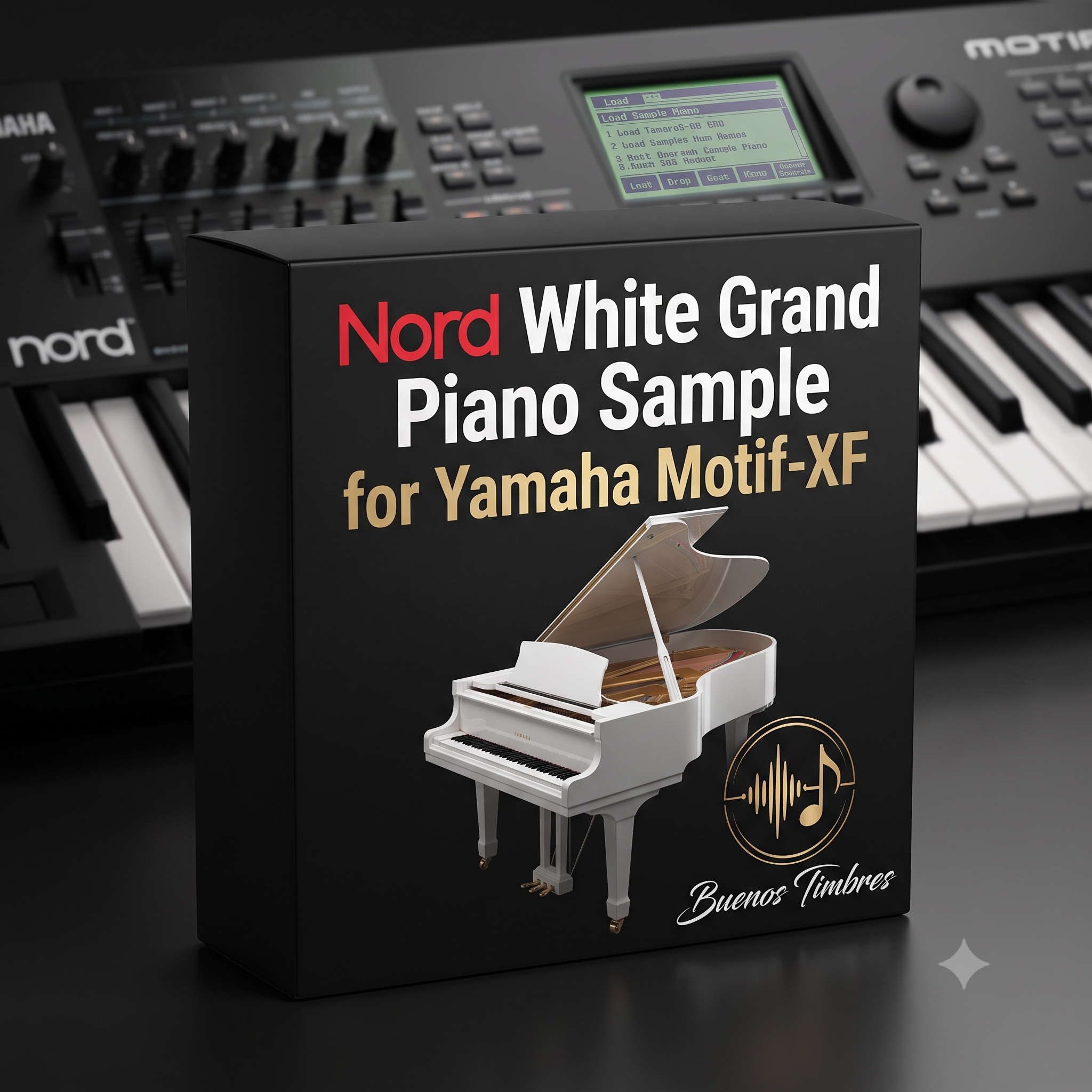Individual tone Nord White Grand for Yamaha Motif-XF