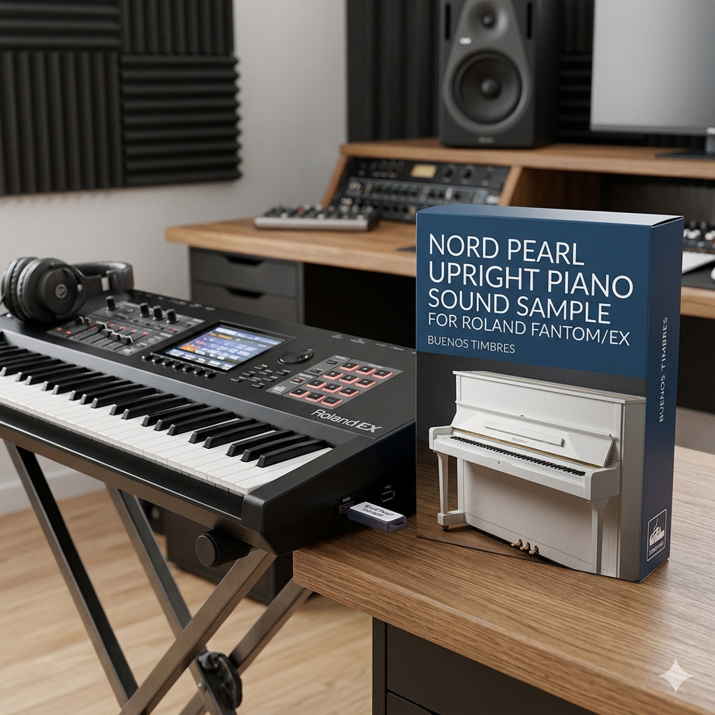Piano vertical Nord Pearl individual para Roland Fantom y Fantom EX