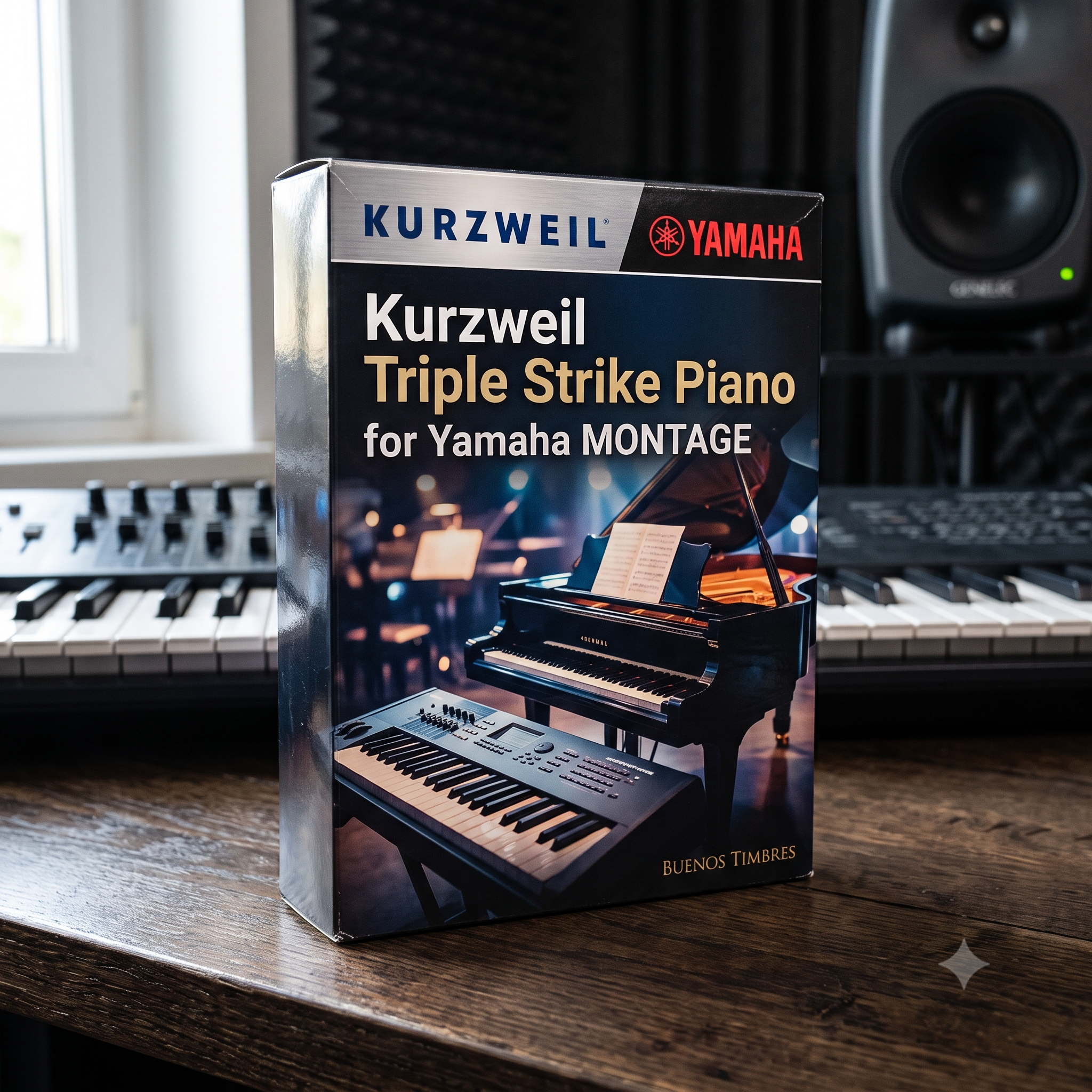 Individual tone Kurzweil Triple Strike Piano for Yamaha MONTAGE