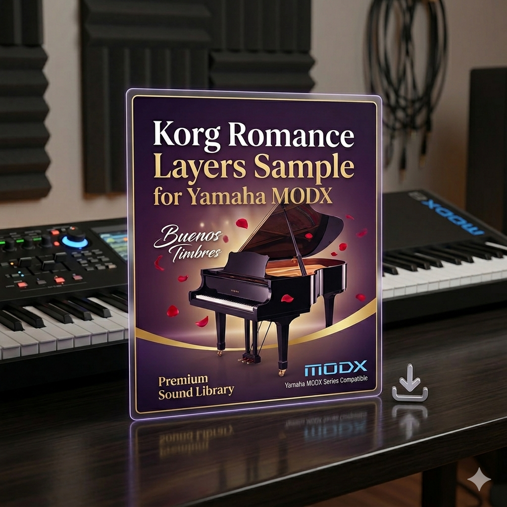 Capas de romance Korg con tono individual para Yamaha MODX