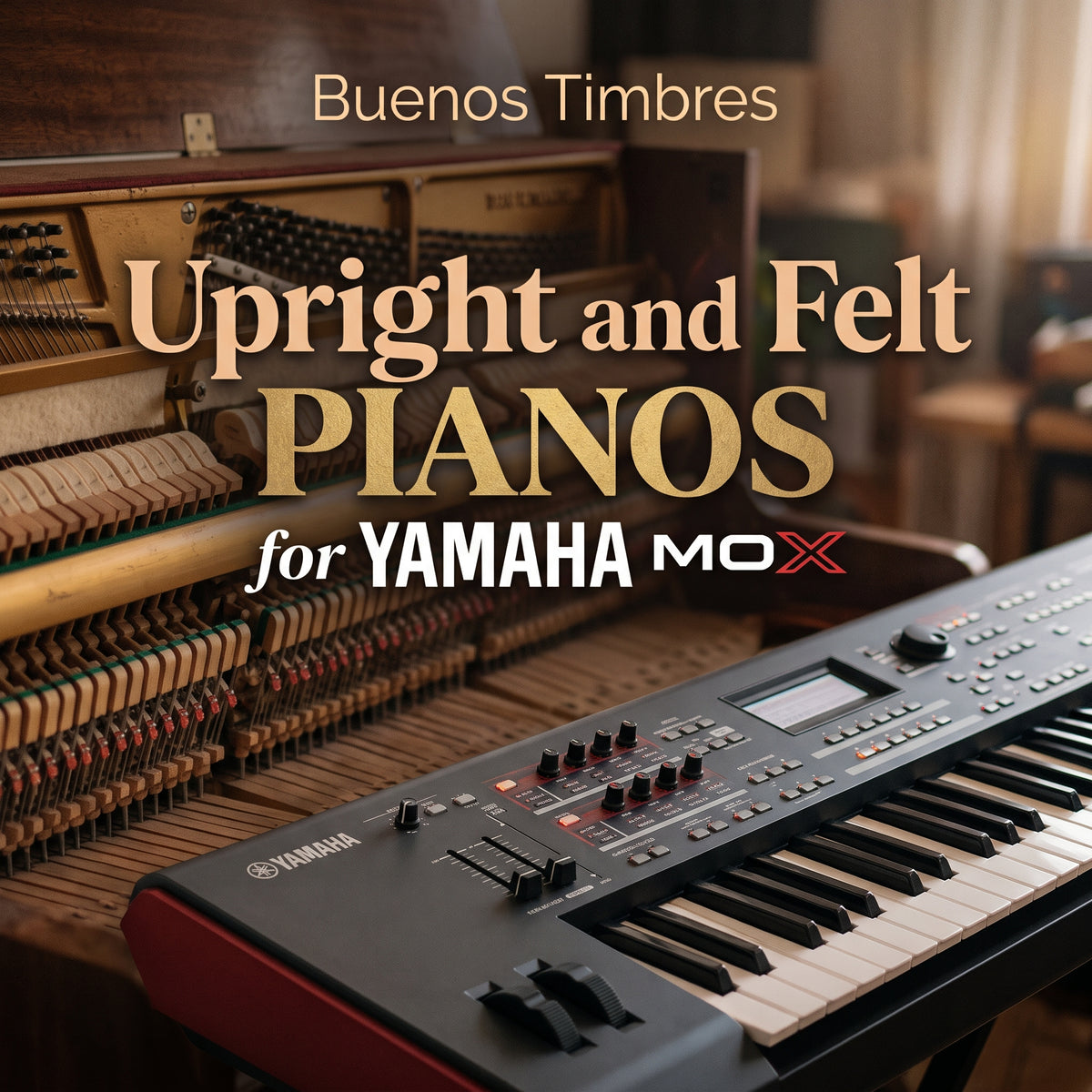 Upright and Felt Pianos for Yamaha MOX no samples required