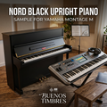 Individual tone Nord Black Upright Piano for Yamaha Montage M