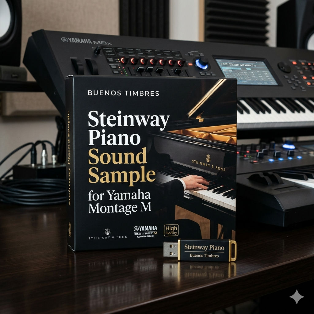 Tono individual de piano Steinway para Yamaha Montage M