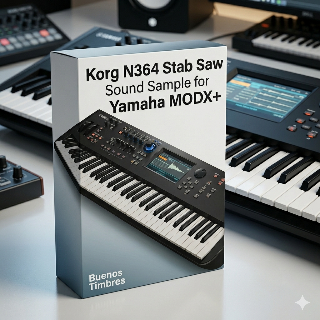 Tono individual Korg N364 Stab Saw para Yamaha MODX+