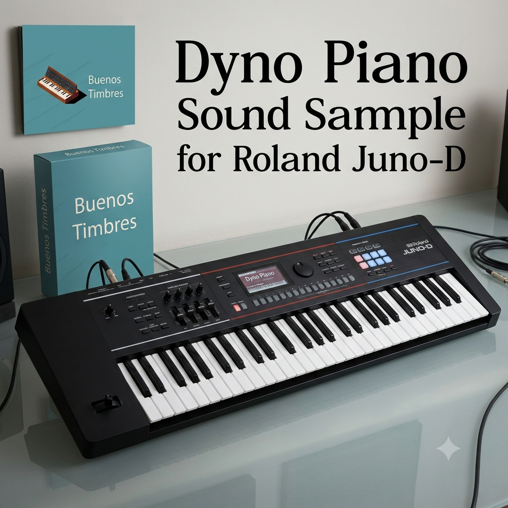 Individual tone Dyno Piano for Roland new Juno-D