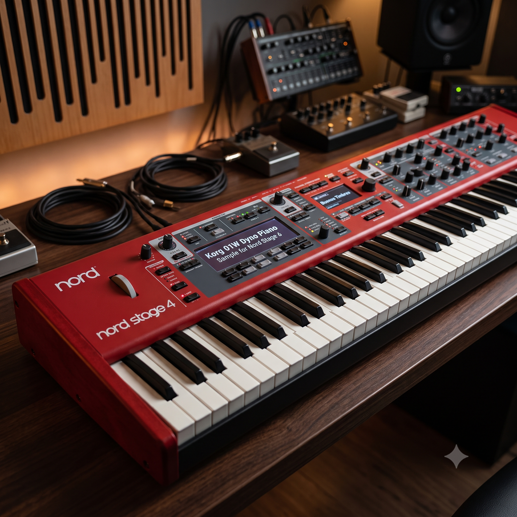 Individual tone Korg 01W Dyno Piano for Nord Stage 4