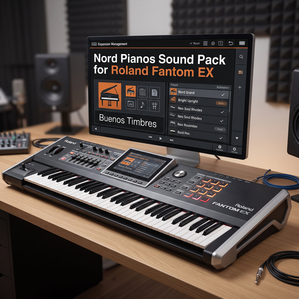 Nord Pianos Sound Pack for Roland Fantom EX