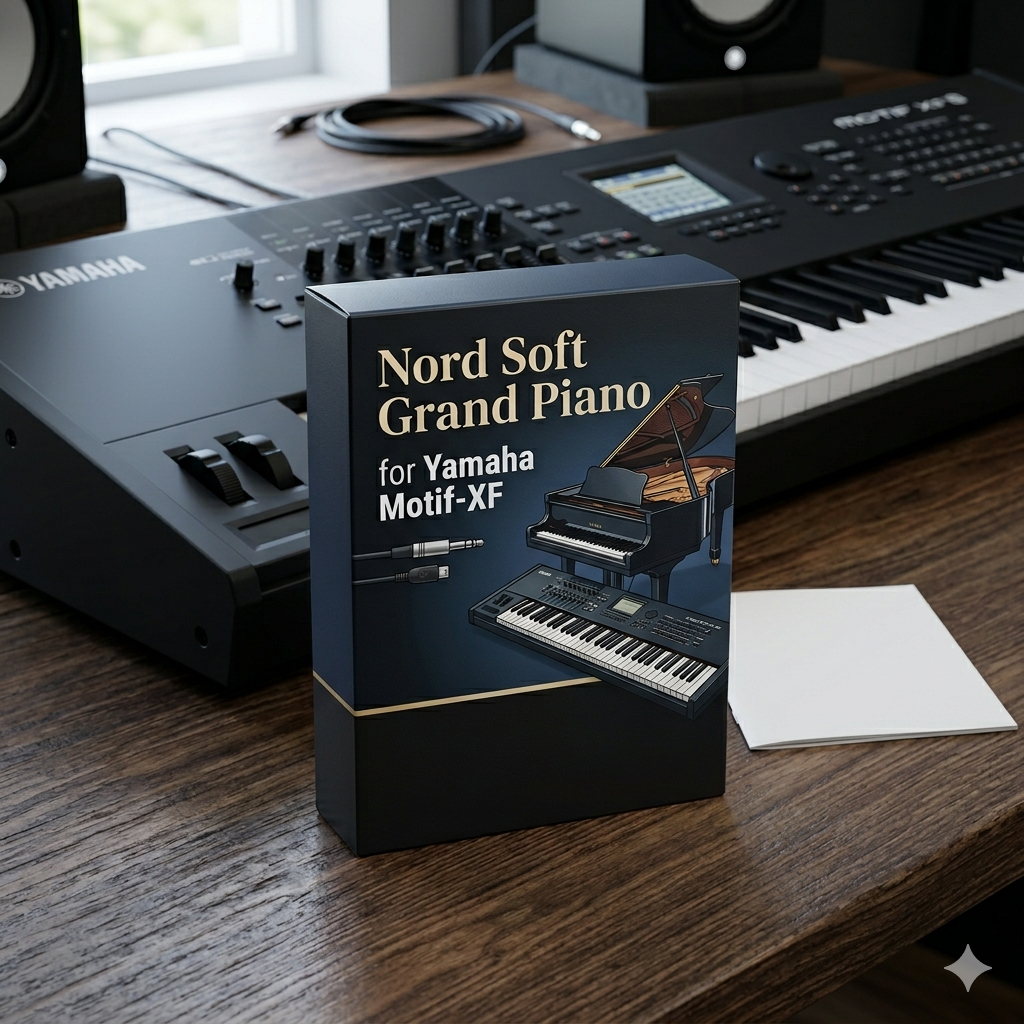 Sonido individual de piano de cola blando Nord para Yamaha Motif-XF