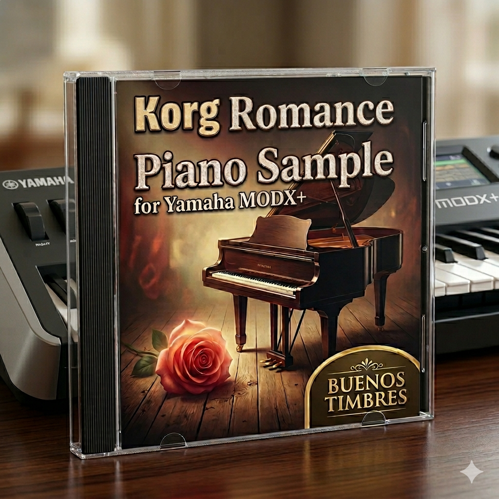 Tono individual de piano Korg Romance para Yamaha MODX+