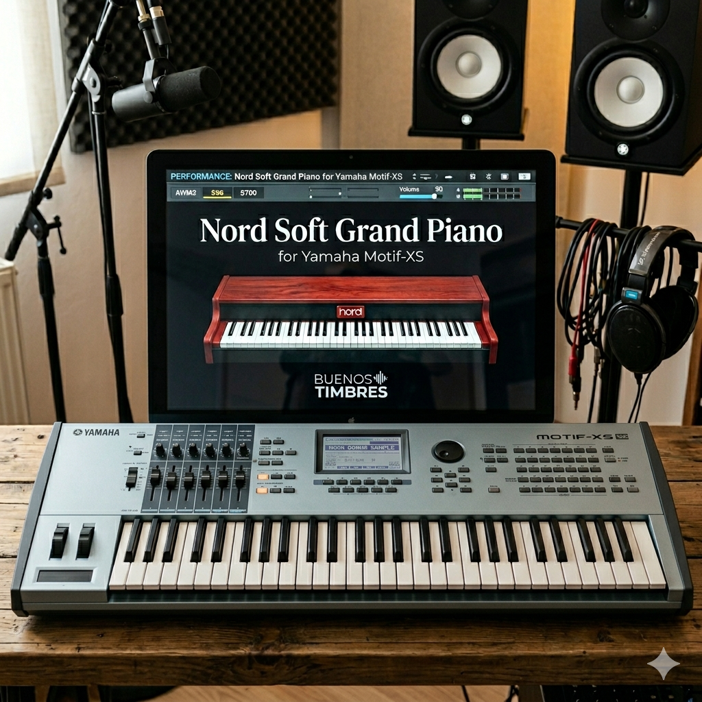 Tono individual Nord Soft Grand Piano para Yamaha Motif-XS