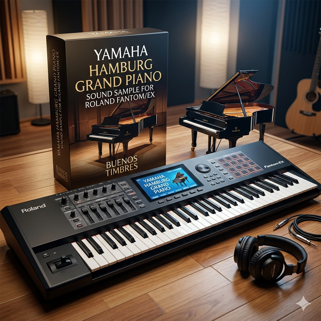 Piano de cola Yamaha Hamburg individual para Roland Fantom y Fantom EX