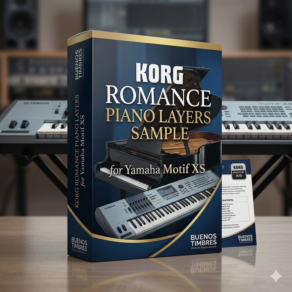 Tonos individuales de capas de Korg Romance para Yamaha Motif XS