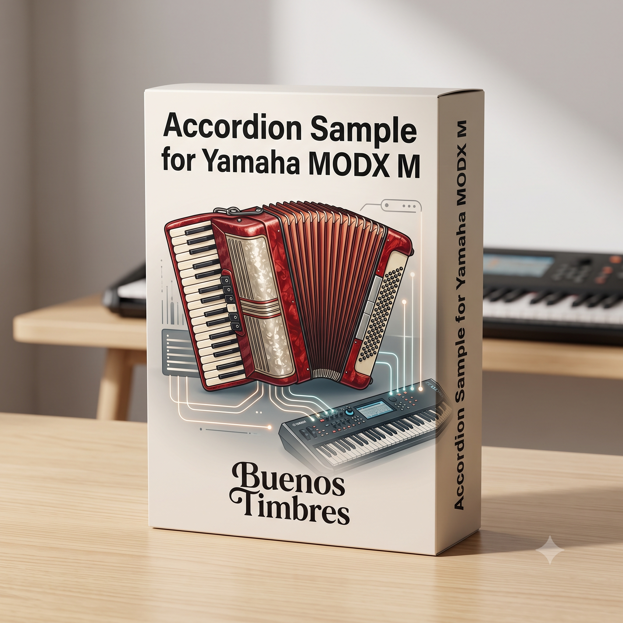 Individual tone Accordion for Yamaha MODX M