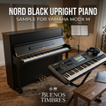 Individual tone Nord Black Upright Piano for Yamaha MODX M
