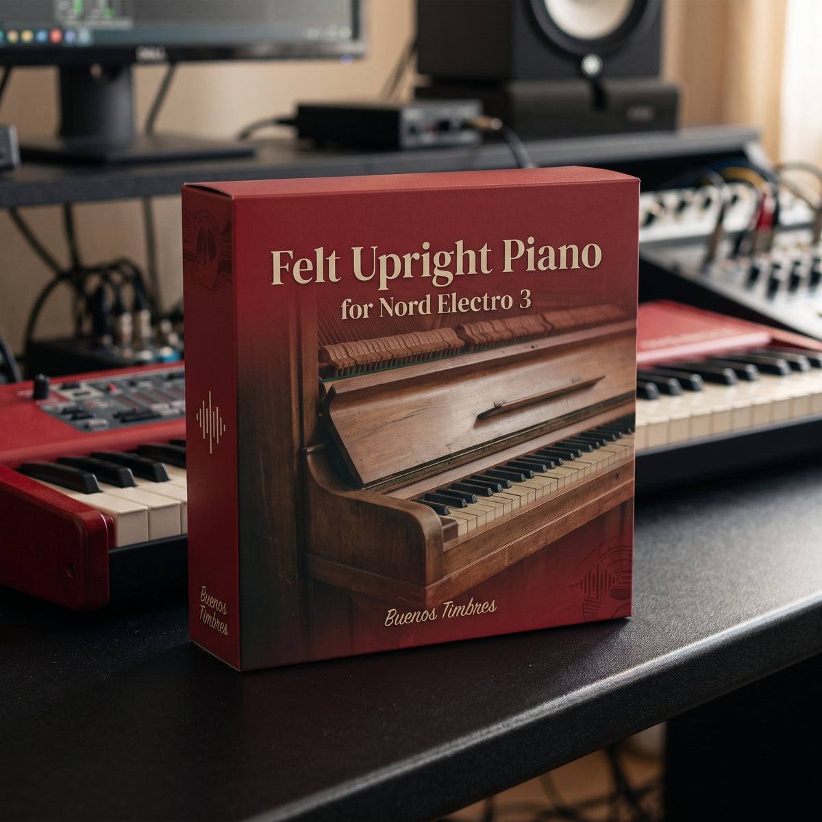 Individual tone Felt Upright Piano for Nord Electro 3