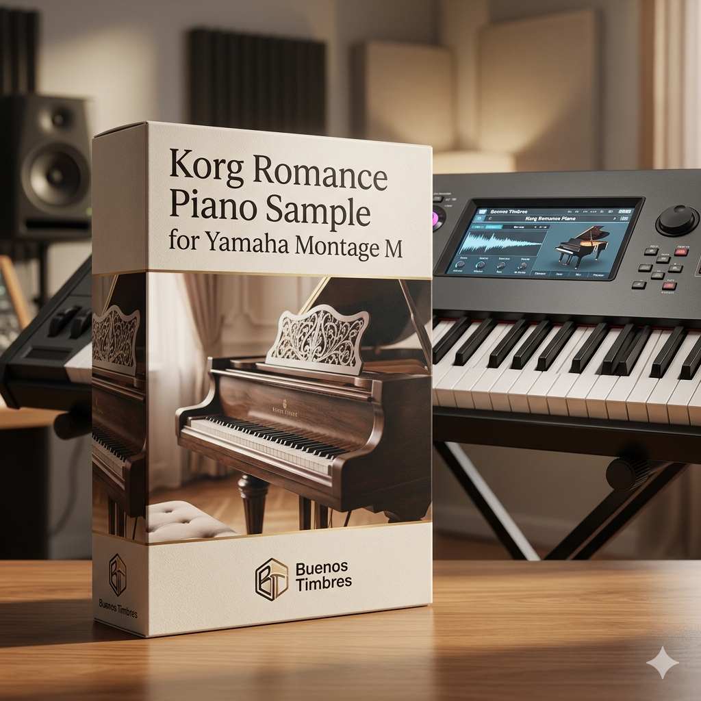 Tono individual de piano Korg Romance para Yamaha Montage M